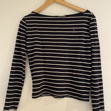 Maglia a maniche lunghe a righe di Tommy Hilfiger