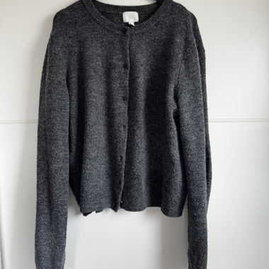 Grey H&M Knit Cardigan XL