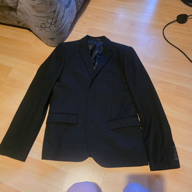 Veste de costume noire pour homme