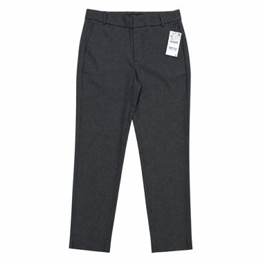 Zara Basic Stoffhose mit feinem Muster 