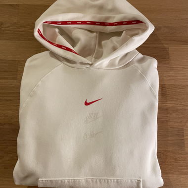 Nike White Hoodie