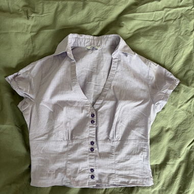 Kurzbluse mit Karomuster Pimkie Vintage