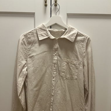 Hemd, beige, Gr. S