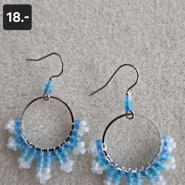 Boucles d'oreilles en perles de Miyuki 