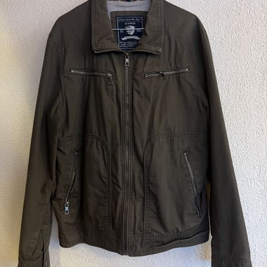 Giacca utility verde oliva