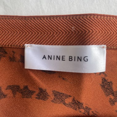 Anine Bing Orange Maxirock Skirt