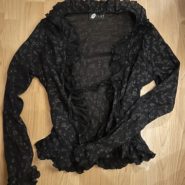 Blouse noire Orsay