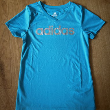 Mädchen (7-8) Adidas Türkises Sportshirt