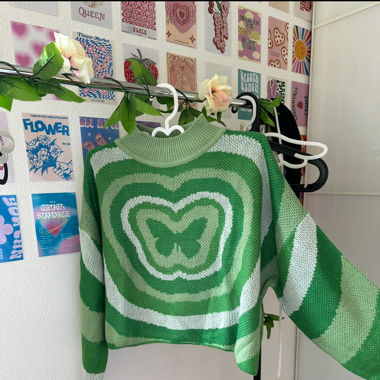 Green sweater 
