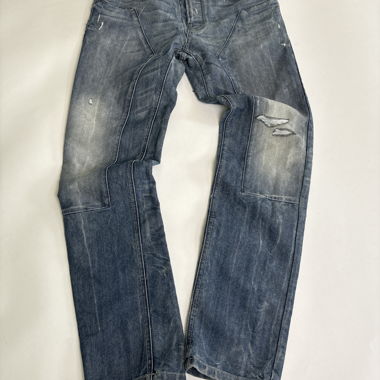 Jeans denim Fishbone Y2k distressed