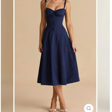 Navy blue dress