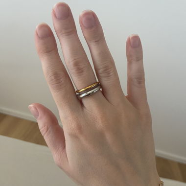 Anello in acciaio inox