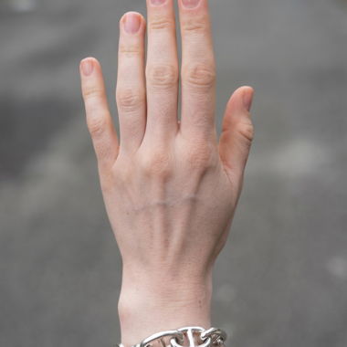 Bracelet Hermès Chaîne d'Ancre argent