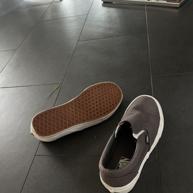 gray Vans Slip on, EU 40, only worn few times