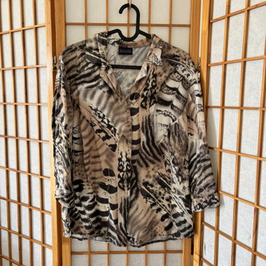 blouse à motifs