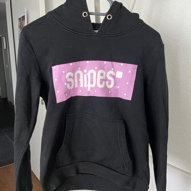 Snipes Hoodie black & pink