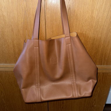 Sac cabas couleur cognac