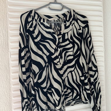 Zebra Print Blouse