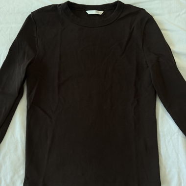 Maglia a maniche lunghe marrone