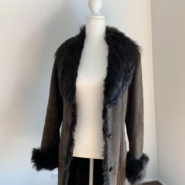 TONI-MANTEAU EN PEAU D'AGNEAU S
