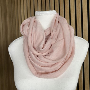 Écharpe tube rose