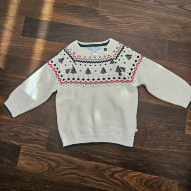 Okaidi baby Christmas sweater 74cm