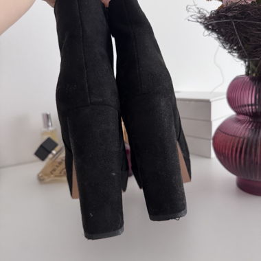 Black Platform Ankle Boots
