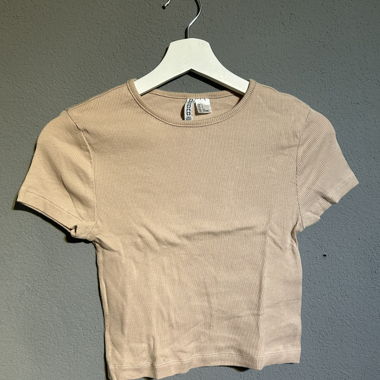 T-shirt côtelé Basic H&M