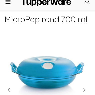 MicroPop rond 700 ml tupperware 