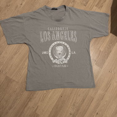 T-shirt grigia Los Angeles