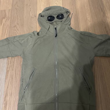 CP Company Diagonal Raised Fleece Goggle Hoodie
