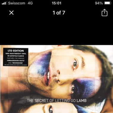LAMB The Secret Of Letting Go LP