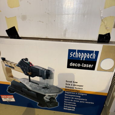 Scheppach Deco-Laser Dekupiersäge – wie neu!
