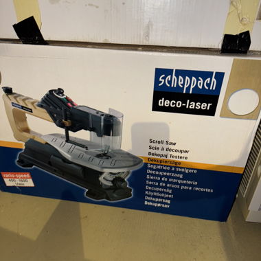 Scheppach Deco-Laser Dekupiersäge – wie neu!