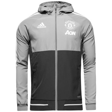 Adidas Manchester United Kapuzenjacke grau