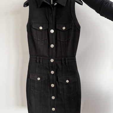 Robe Balmain en jeans 