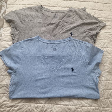 Polo Ralph Lauren blue V-neck T-shirt