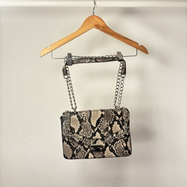 RIMARK SHOULDER BAG – PYTHON EFFECT – CHAIN