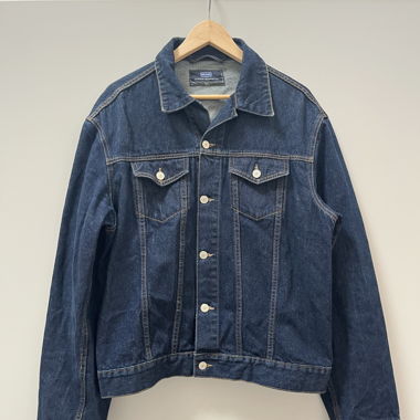 Giacca di jeans blu scuro