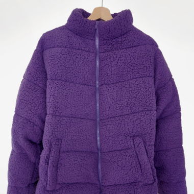 Flauschige Winterjacke
