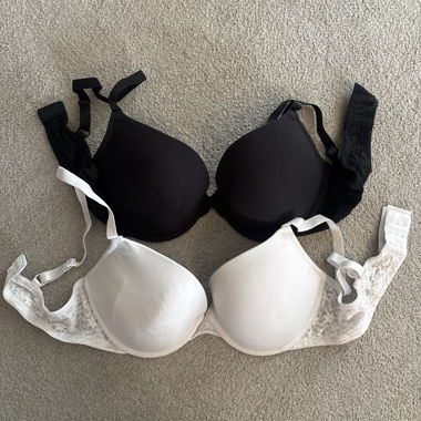 2er Set BHs schwarz/weiss