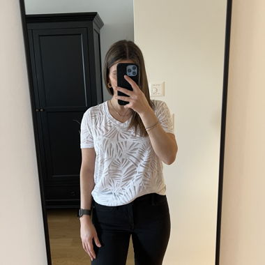 IKKS T-Shirt mit transparenten Einsätzen