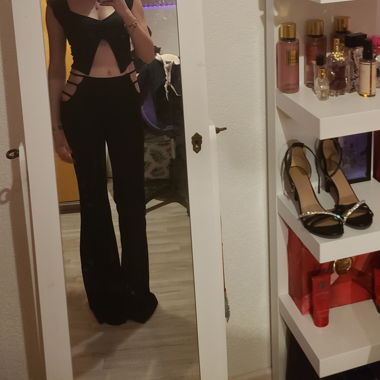 Hüftfreie Stoffhose