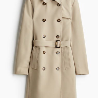 trench-coat beige élégant