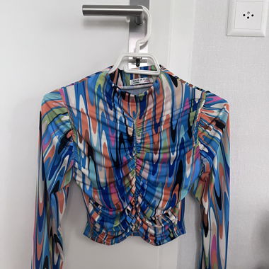Blouse multicolore 