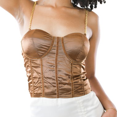 Bustier crop top