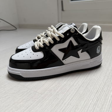 Bape STA Sneaker schwarz/weiß