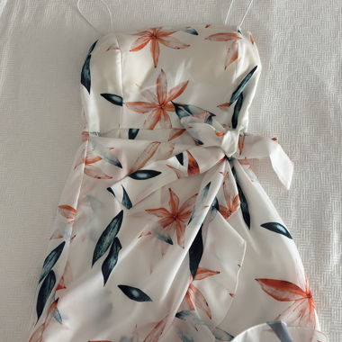 Blumenmuster Sommerkleid