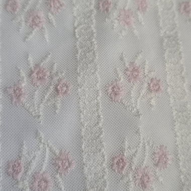 Gonna in tulle rosa a fiori