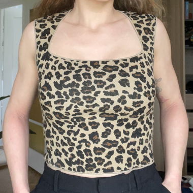 Top leopardato ZARA